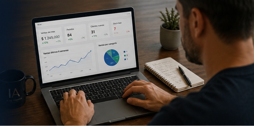 Automatización con IA en una pyme